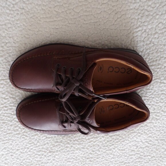 Ecco Seawalker NEW BROWN(Rust) Leather Oxford Shoes Size EU 41(US 7-7.5)